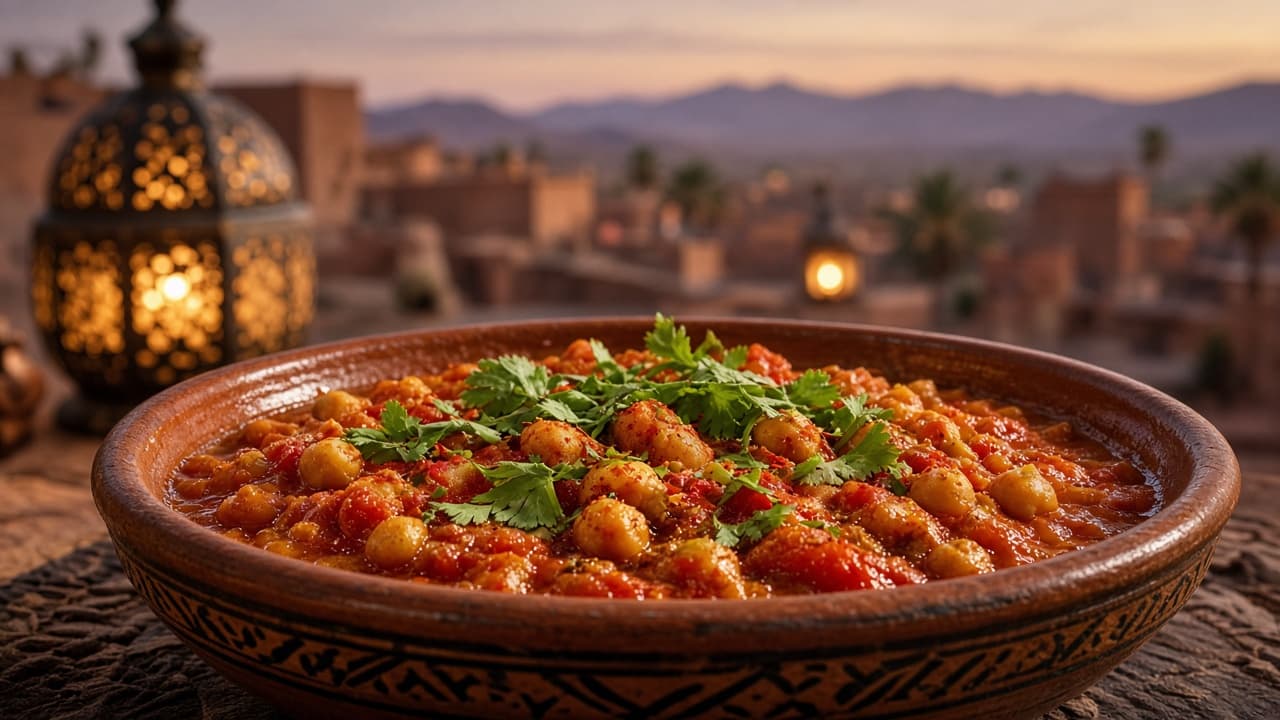Moroccan-Spiced Chickpea & Tomato Stew