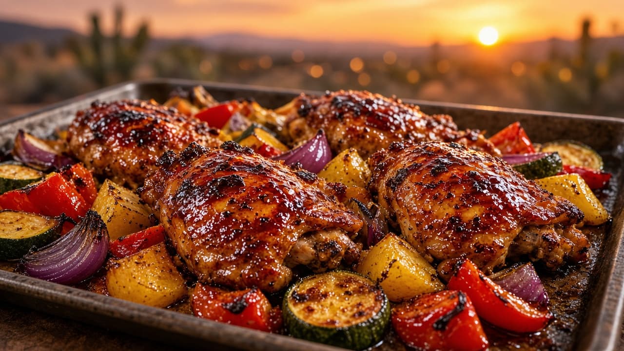 Honey-Chipotle Sheet-Pan Chicken