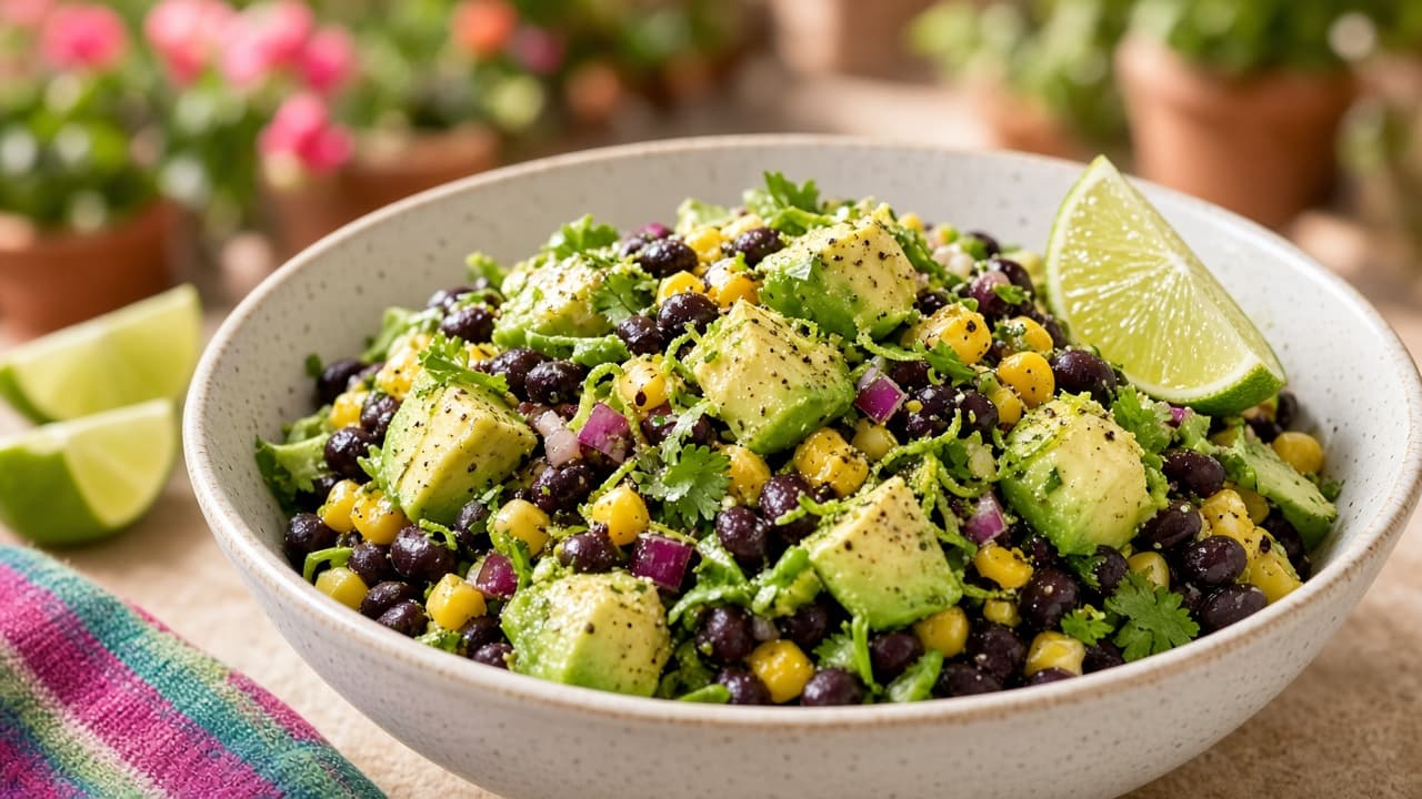 Lime-Avocado Black Bean Salad