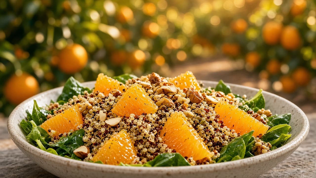 Orange Quinoa Power Bowl