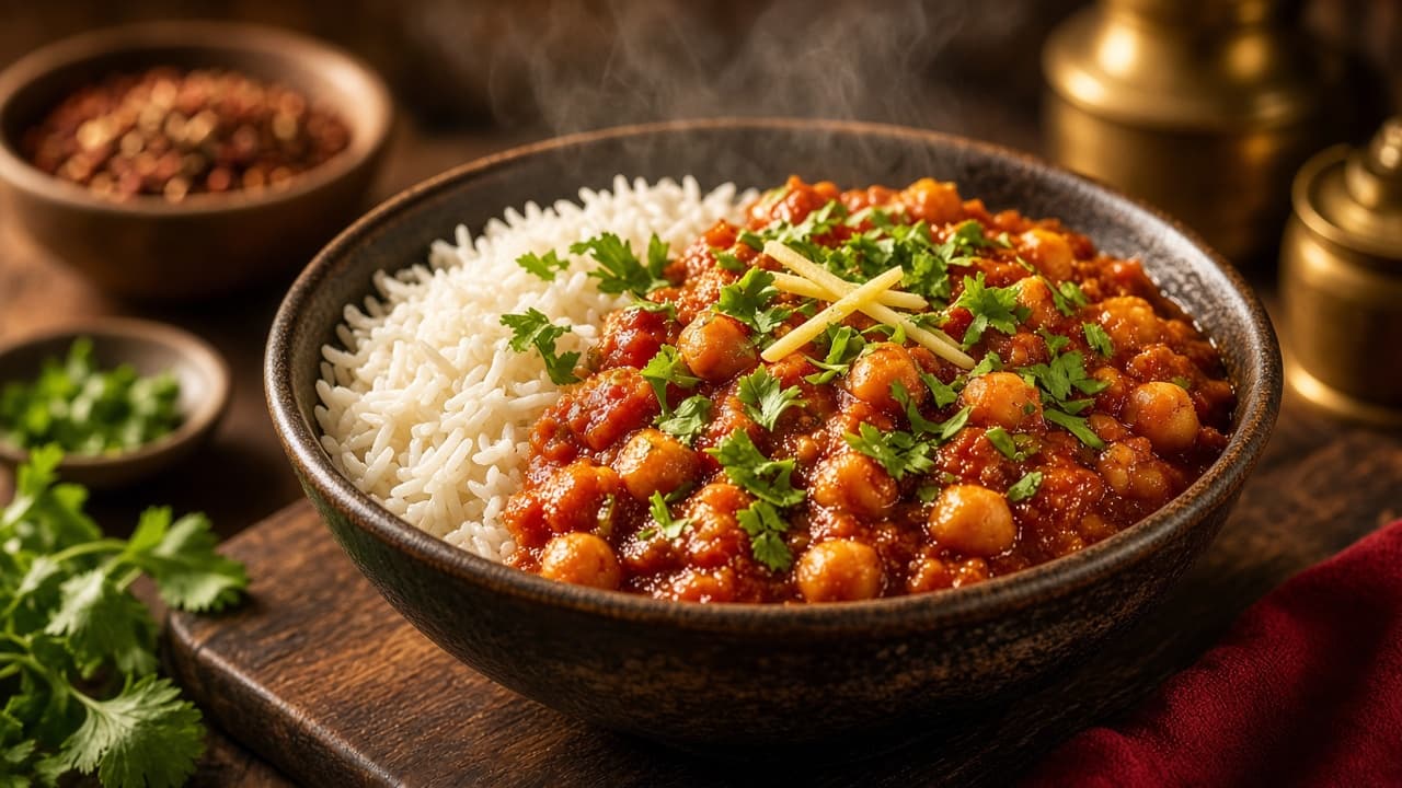 Quick Chana Masala Bowls