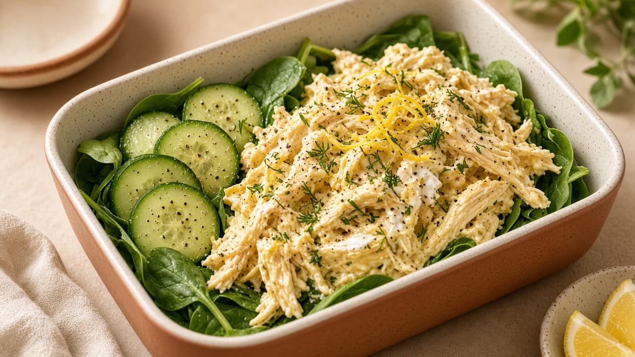 Yogurt Chicken Spinach Boxes